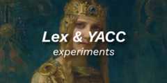 lex-yacc-experiments