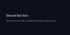 Discord-Bot-Lists