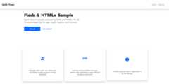 sample-flask-htmlx