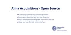 Alma-Acquisitions-Open-Source