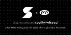 spotify-lyrics-api