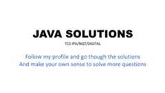 Java-Solutions-TCS-IPA-Questions