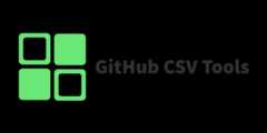 github-csv-tools
