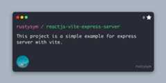 reactjs-vite-express-server