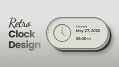 retro-clock