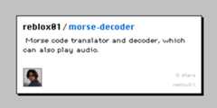 morse-decoder