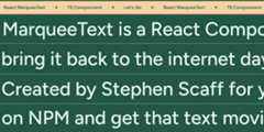 react-marquee-text