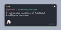 My-AI-Resource-List