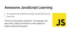 awesome-javascript-learning