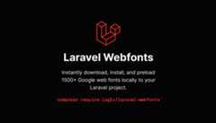 laravel-webfonts