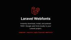 laravel-webfonts