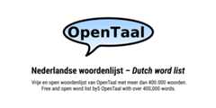 opentaal-wordlist