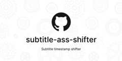 subtitle-ass-shifter