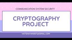 Cryptography-Communication-System-Project