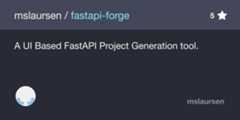 fastapi-forge