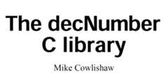 decNumber