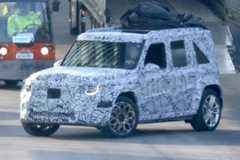 小さくてびっくり！ 噂のメルセデスベンツ「ベビーGクラス」、ついに実車をスクープ 画像