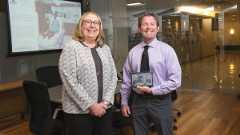 Drs. Dyer and Carlson demonstrating the Full Code process in spring 2022.