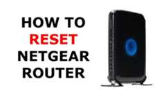 How To Reset Wireless Router Netgear