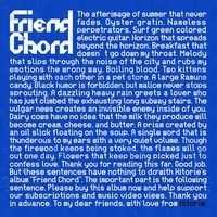 ヒトリエ Friend Chord