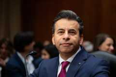 Dr. Marty Makary, nominee to be commissioner of the FDA, appears before the Senate Health, Education, Labor and Pensions Committee for his confirmation hearing in the Dirksen Senate Office Building in Washington on March 6.