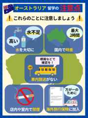 オーストラリア留学の注意点