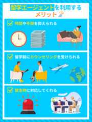 留学エージェントのメリット