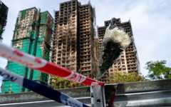 Число жертв пожара в жилом комплексе в Гонконге растет.