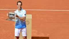 Le tennisman français Richard Gasquet, le 29 mai 2025 à Roland-Garros, après avoir joué le dernier match de sa carrière.