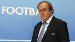 Michel Platini lors d'une conférence de presse en août 2015.