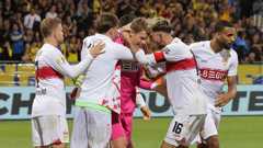 German Cup holders Stuttgart beat Braunschweig on penalties
