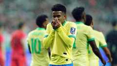 Estevao scores twice as five-star Brazil thrash South Korea