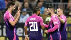 Germany win in Nations League as 10-man Dutch rescue point