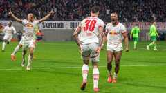 Sesko sends Leipzig to German Cup final four