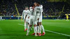 Mbappe double takes 'exhausted' Real Madrid top