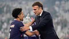 Macron condemns fan violence ahead of French football final