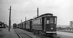 Grimsby & Immingham Electric Tramway vehicles at Immingham Dock