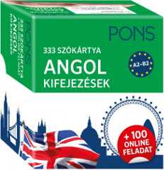 Bikics Milán - Eff Balázs - PONS 333 szókártya Angol kifejezések + 100 online feladat
