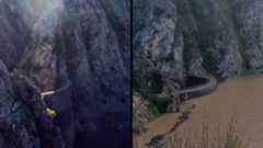 El antes y el después de las tormentas de la presa de los Cabelleros, en Montejaque (Málaga), deja imágenes para la historia. El contraste es impactante: un embalse seco que se ha llenado casi por completo tras las intensas lluvias de las últimas semanas. Se trata de la primera vez en sus más de 100 años de historia que la presa alivia agua, un hito que ha sorprendido tanto a vecinos como a expertos. La infraestructura, construida a principios del siglo XX, nunca había registrado un episodio similar, lo que da cuenta de la magnitud del temporal.El incremento del caudal ha obligado a activar medidas de prevención. Centenares de vecinos de localidades cercanas han sido desalojados de manera preventiva ante el riesgo de crecidas y posibles inundaciones. Los servicios de emergencia mantienen un seguimiento constante de la situación mientras continúan las precipitaciones.Las imágenes del antes y el después no solo muestran la fuerza de la naturaleza, sino también el impacto extremo que pueden tener los fenómenos meteorológicos en infraestructuras históricas y en la vida de toda una comarca.