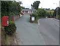 SO1092 : Shabby postbox, Llanfair Road, Newtown by Jaggery