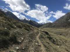 Photo ofPanorama view of the snow covered mountains
