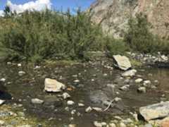 Photo ofStart of the water crossings