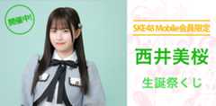 西井美桜 生誕祭くじ