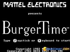 Burger Time - game cover
