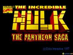 The Incredible Hulk: The Pantheon Saga - game cover