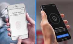 Touch ID vs Face ID.