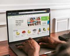 Amazon fresh on laptop