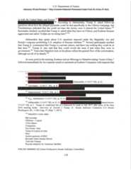 Page 126 from Full Mueller Report With Redactions