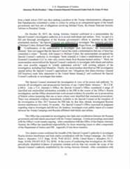 Page 20 from Full Mueller Report With Redactions