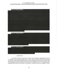 Page 205 from Full Mueller Report With Redactions